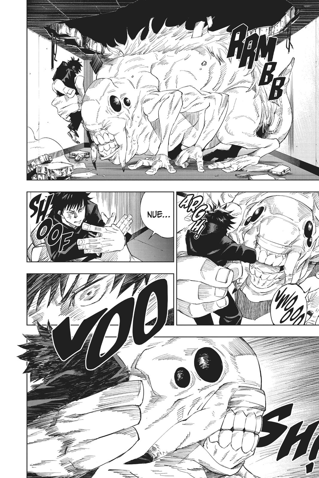Jujutsu Kaisen Manga Chapter 1 page 45 - Ryomen Sukuna scene