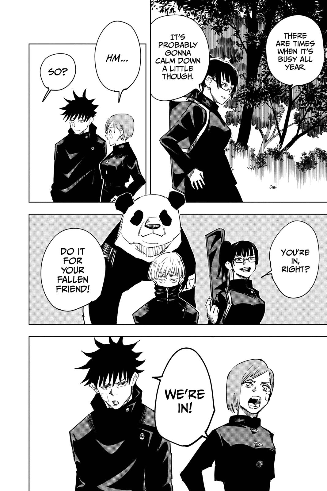 Jujutsu Kaisen Manga Chapter 10 page 14 - After the Rain scene