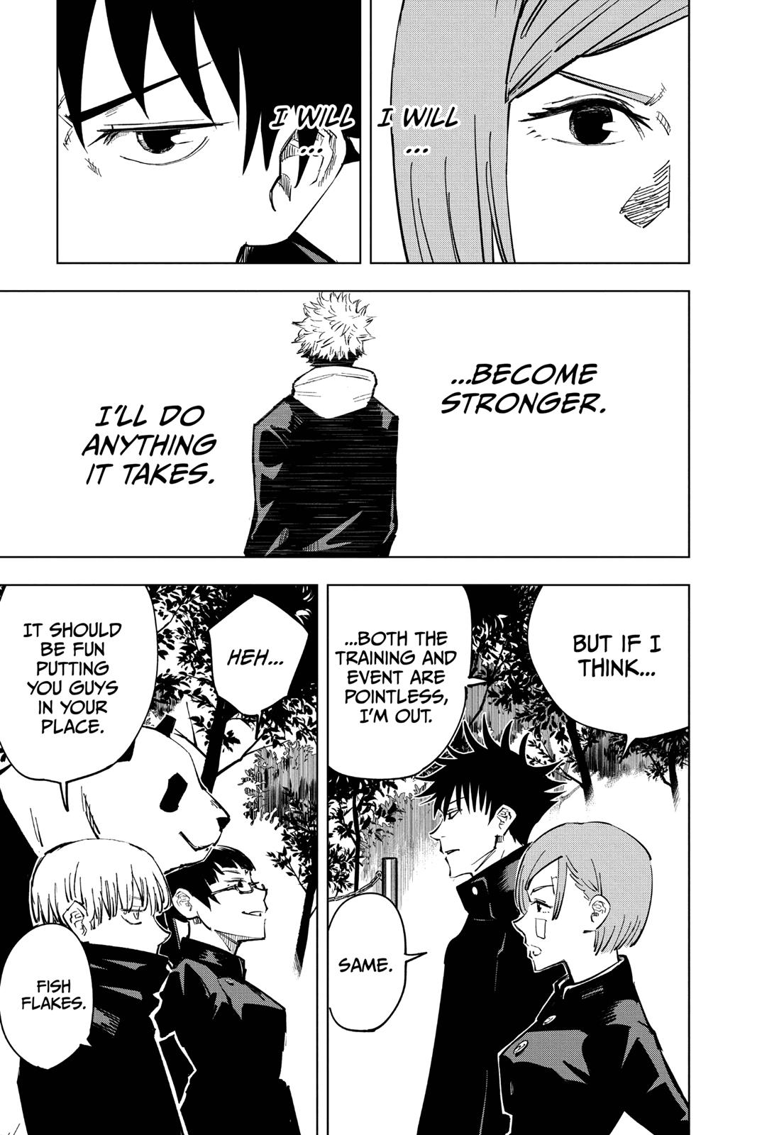 Jujutsu Kaisen Manga Chapter 10 page 15 - After the Rain scene
