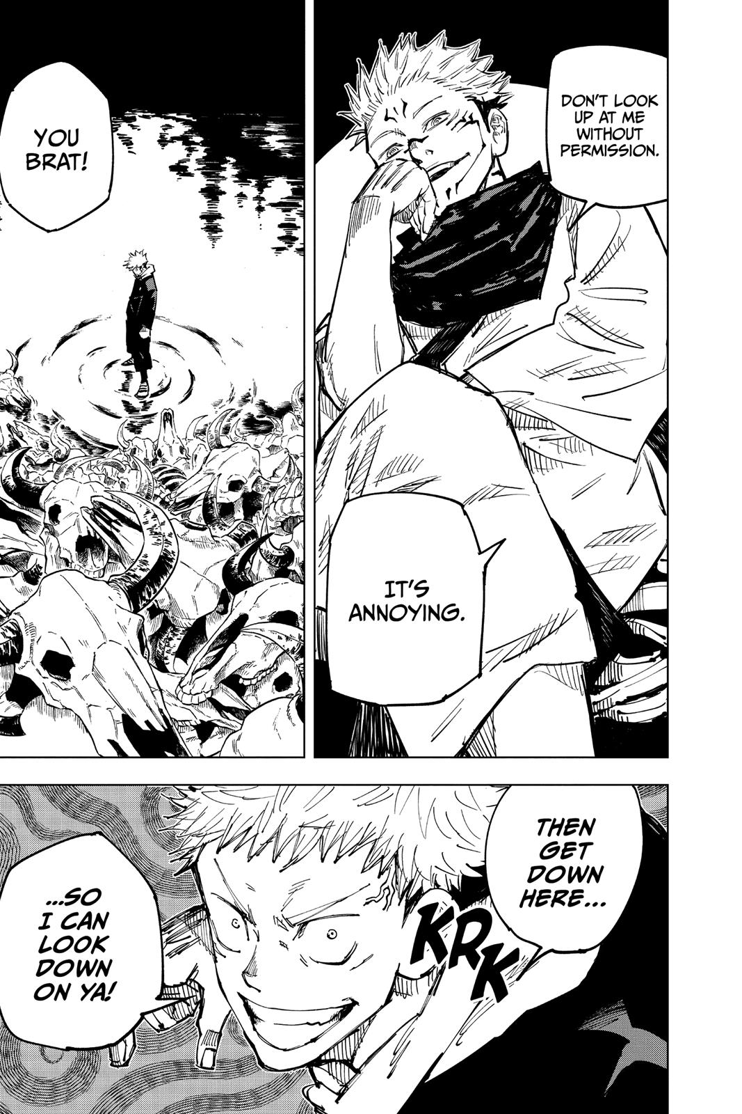 Jujutsu Kaisen Manga Chapter 10 page 19 - After the Rain scene