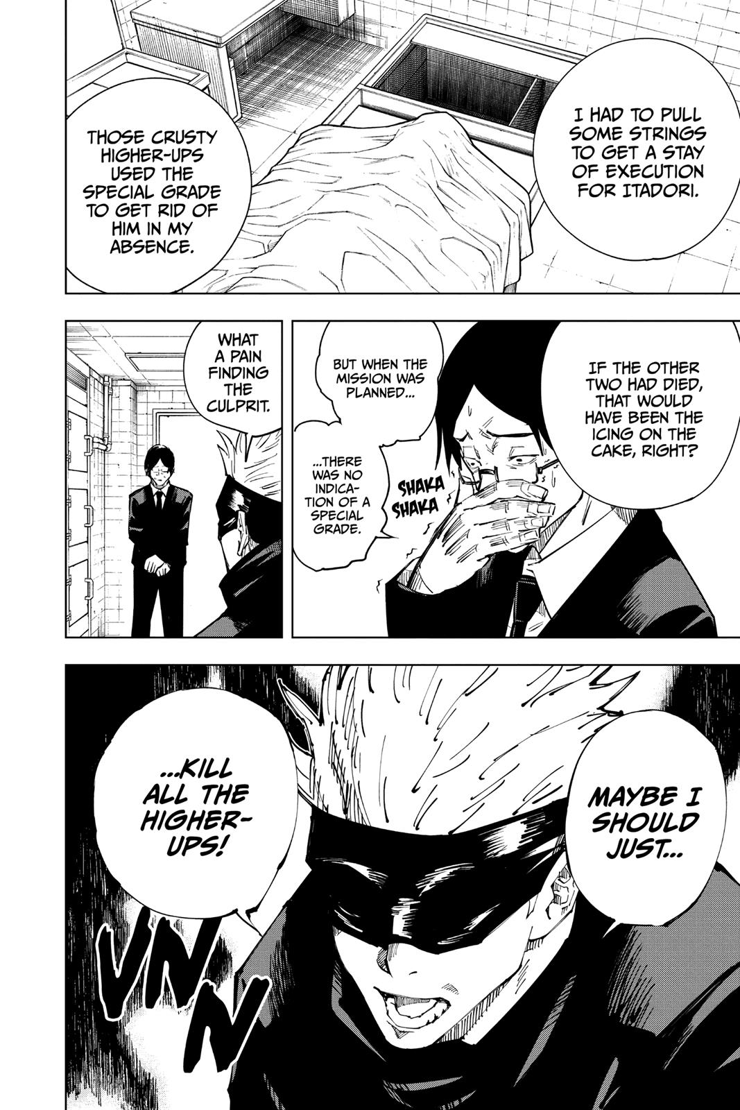 Jujutsu Kaisen Manga Chapter 10 page 4 - After the Rain scene