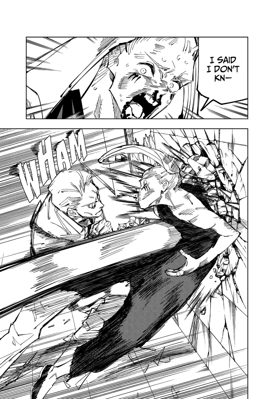 Jujutsu Kaisen Manga Chapter 100 page 11 - The Shibuya Incident, Part 18 scene