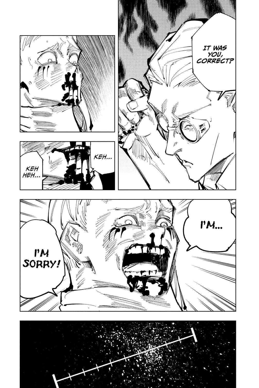 Jujutsu Kaisen Manga Chapter 100 page 15 - The Shibuya Incident, Part 18 scene