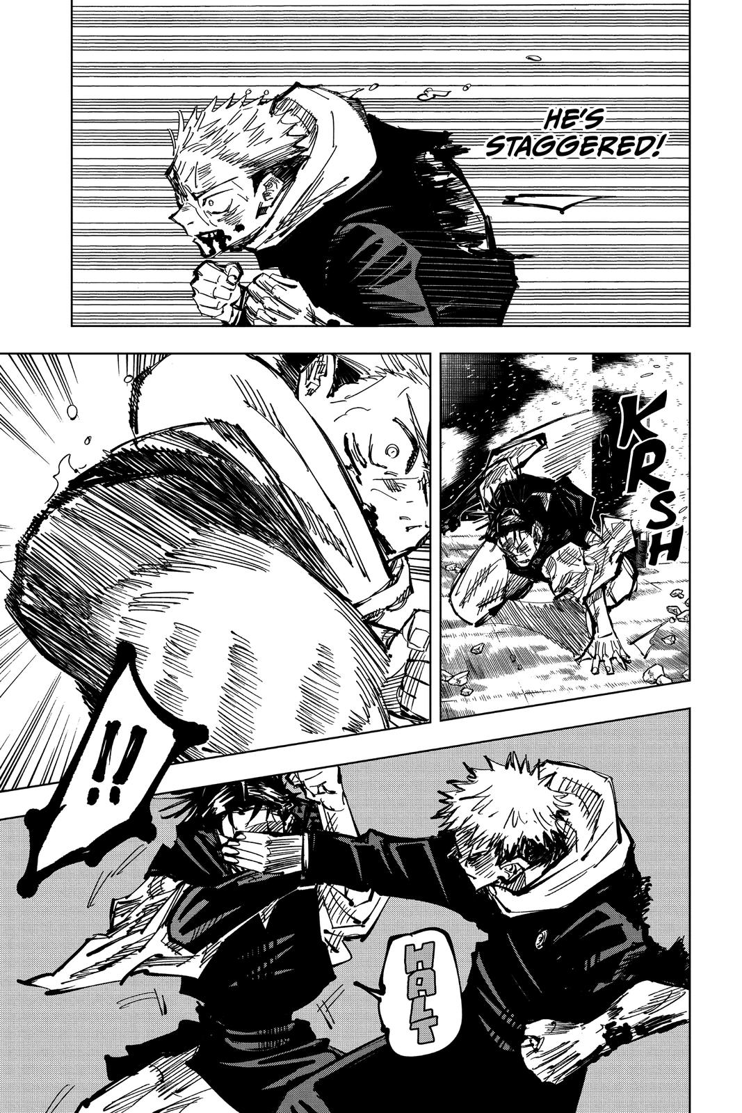 Jujutsu Kaisen Manga Chapter 105 page 13 - The Shibuya Incident, Part 23 scene