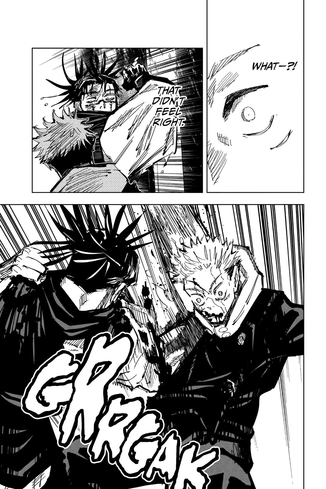 Jujutsu Kaisen Manga Chapter 105 page 15 - The Shibuya Incident, Part 23 scene