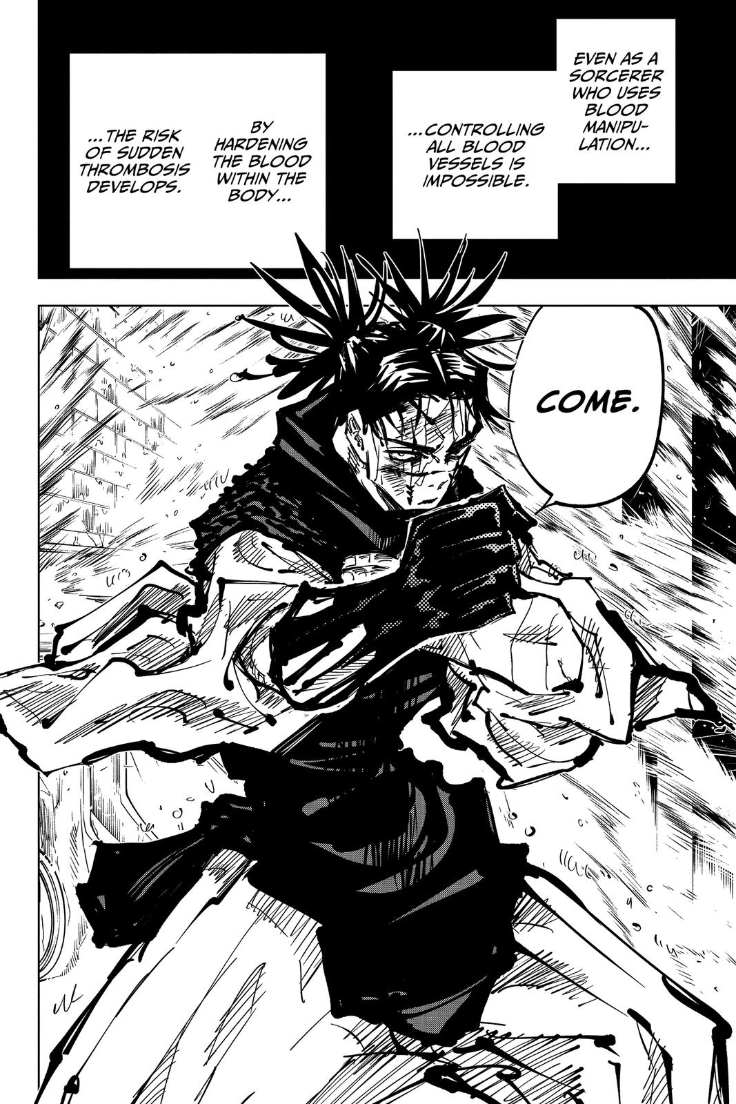 Jujutsu Kaisen Manga Chapter 105 page 6 - The Shibuya Incident, Part 23 scene