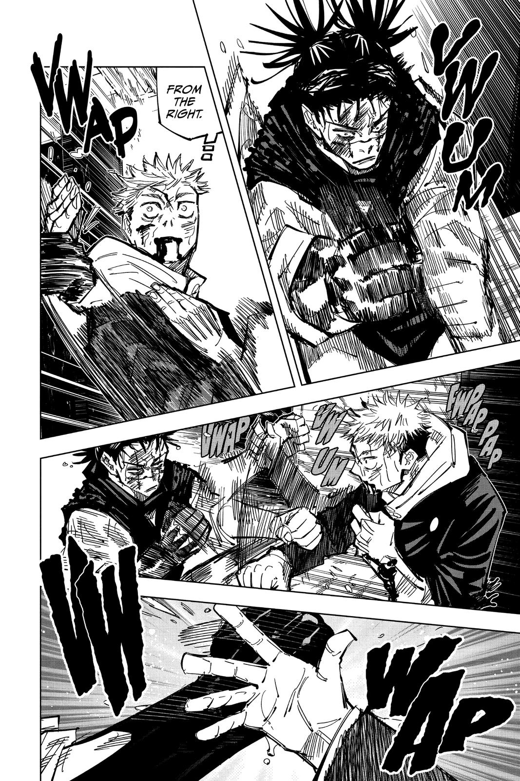 Jujutsu Kaisen Manga Chapter 105 page 8 - The Shibuya Incident, Part 23 scene
