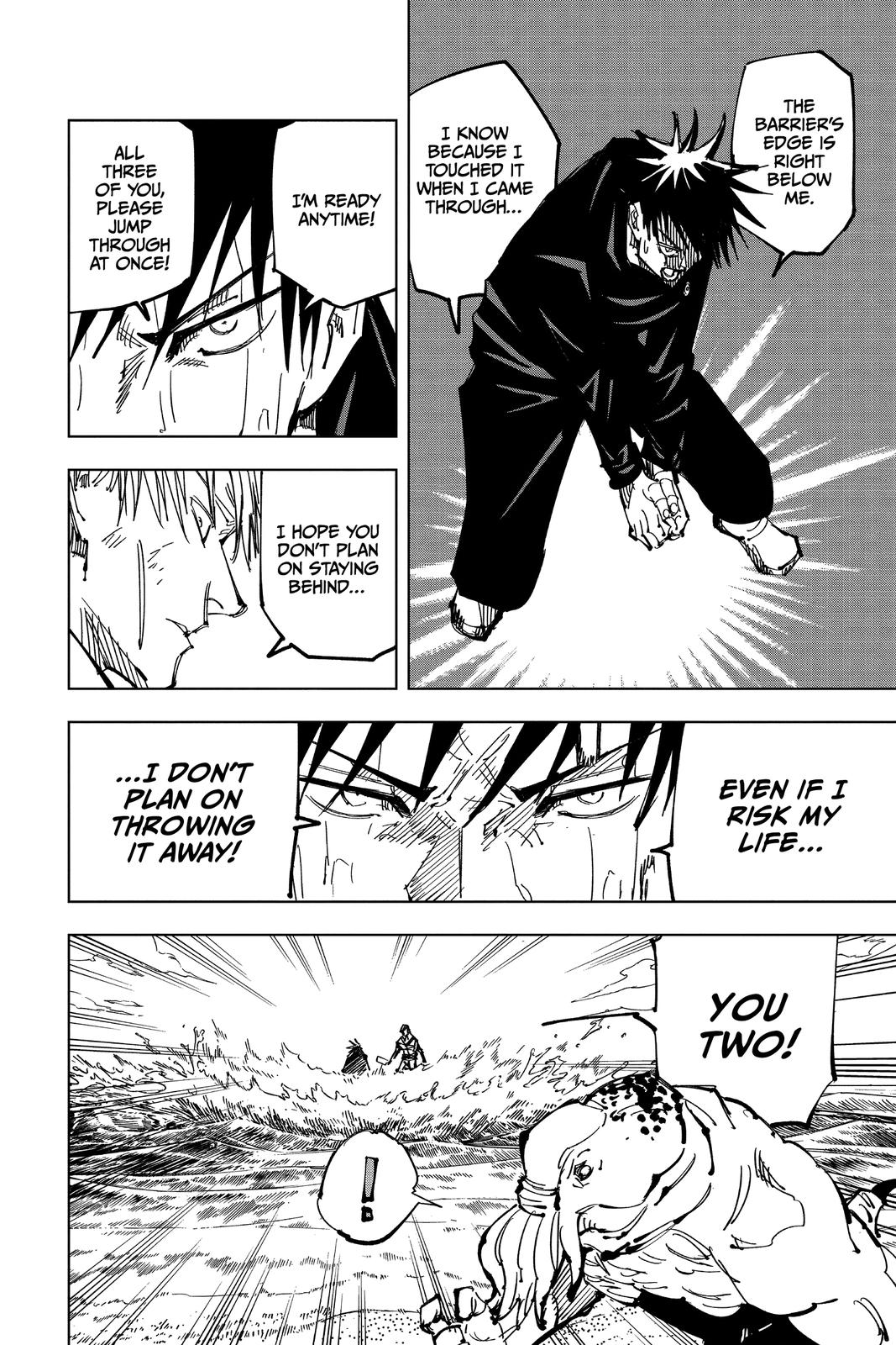 Jujutsu Kaisen Manga Chapter 109 page 14 - The Shibuya Incident, Part 27 scene