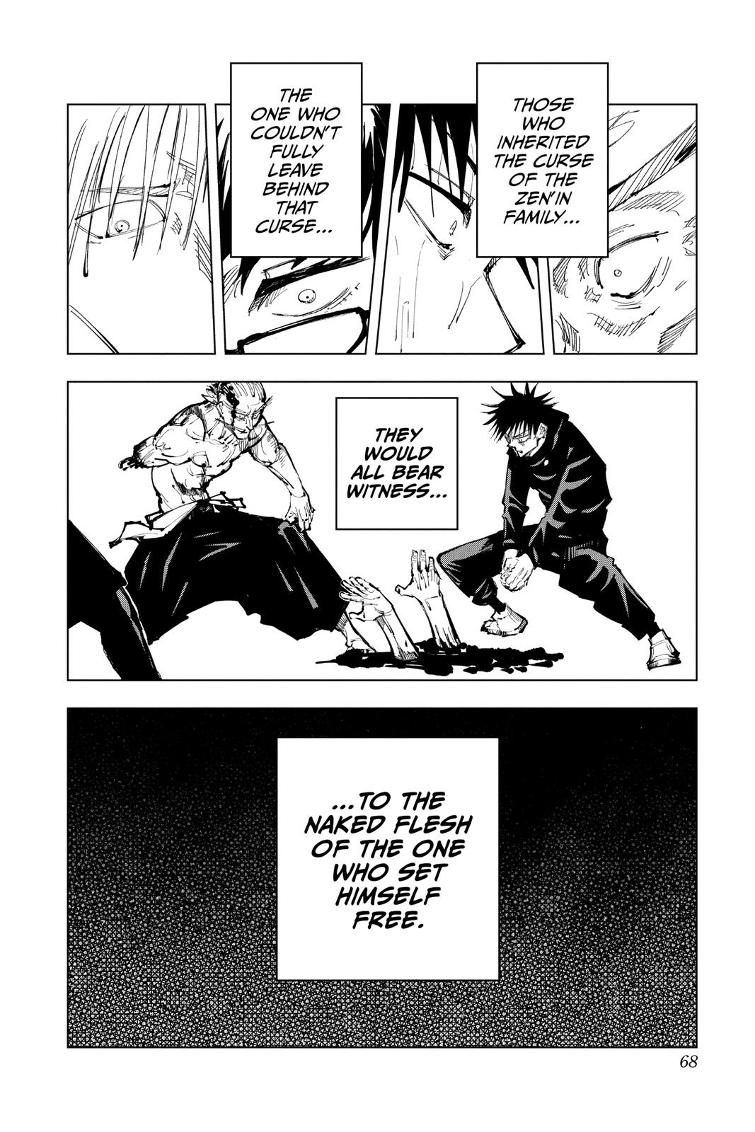 Jujutsu Kaisen Manga Chapter 109 page 18 - The Shibuya Incident, Part 27 scene