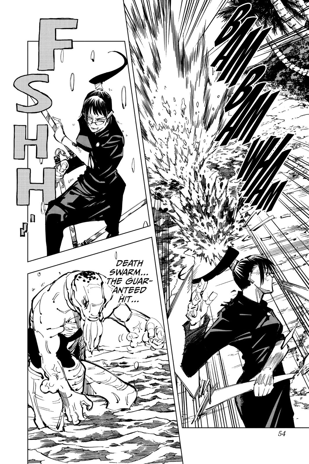 Jujutsu Kaisen Manga Chapter 109 page 4 - The Shibuya Incident, Part 27 scene