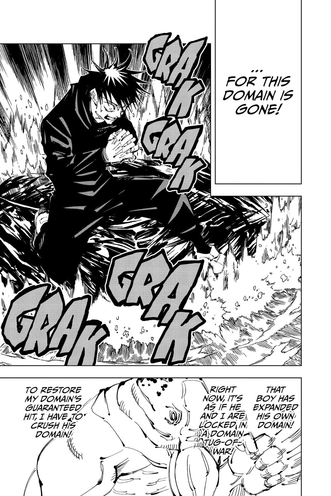 Jujutsu Kaisen Manga Chapter 109 page 5 - The Shibuya Incident, Part 27 scene