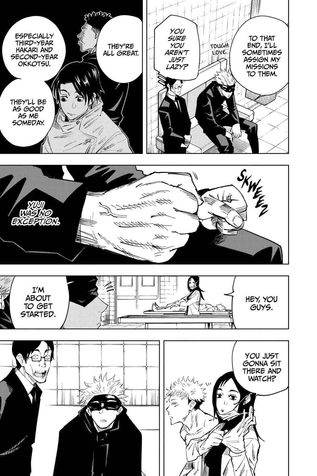 Jujutsu Kaisen Manga Chapter 11 page 15 - A Dream scene