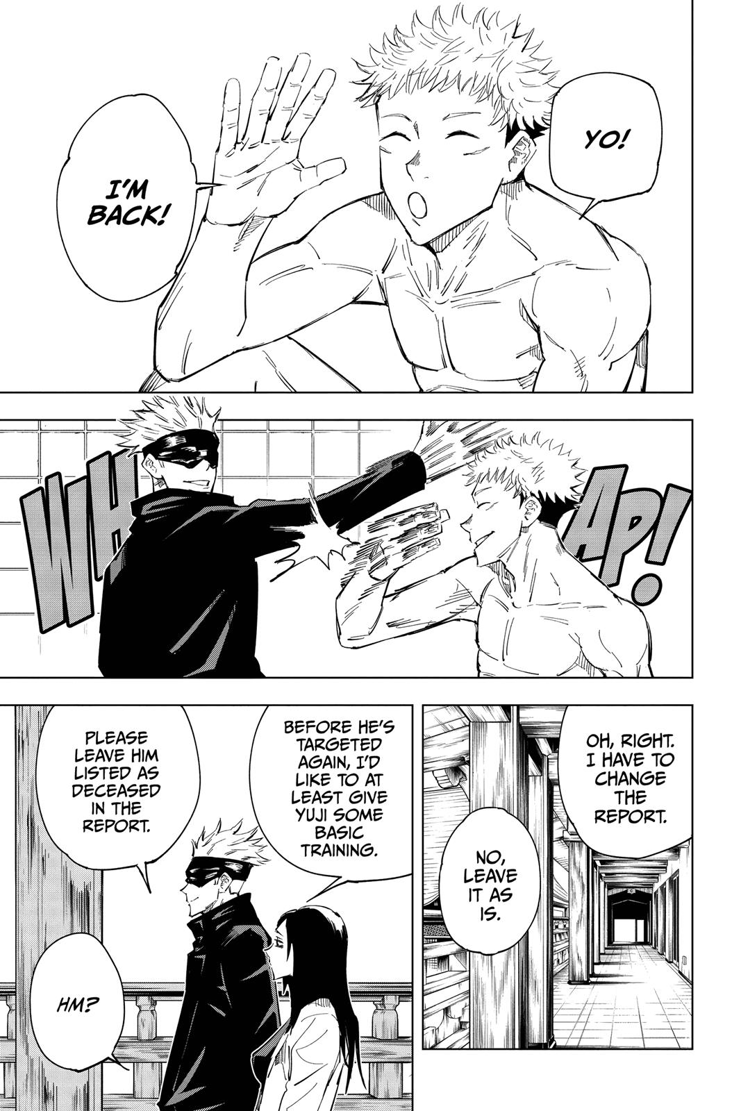 Jujutsu Kaisen Manga Chapter 11 page 17 - A Dream scene