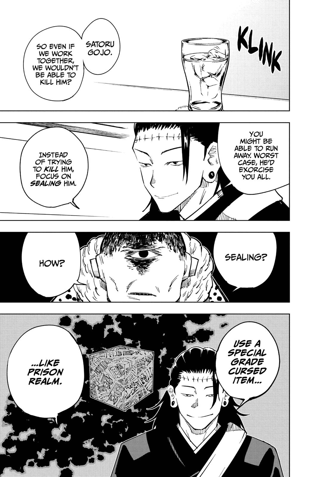 Jujutsu Kaisen Manga Chapter 11 page 19 - A Dream scene