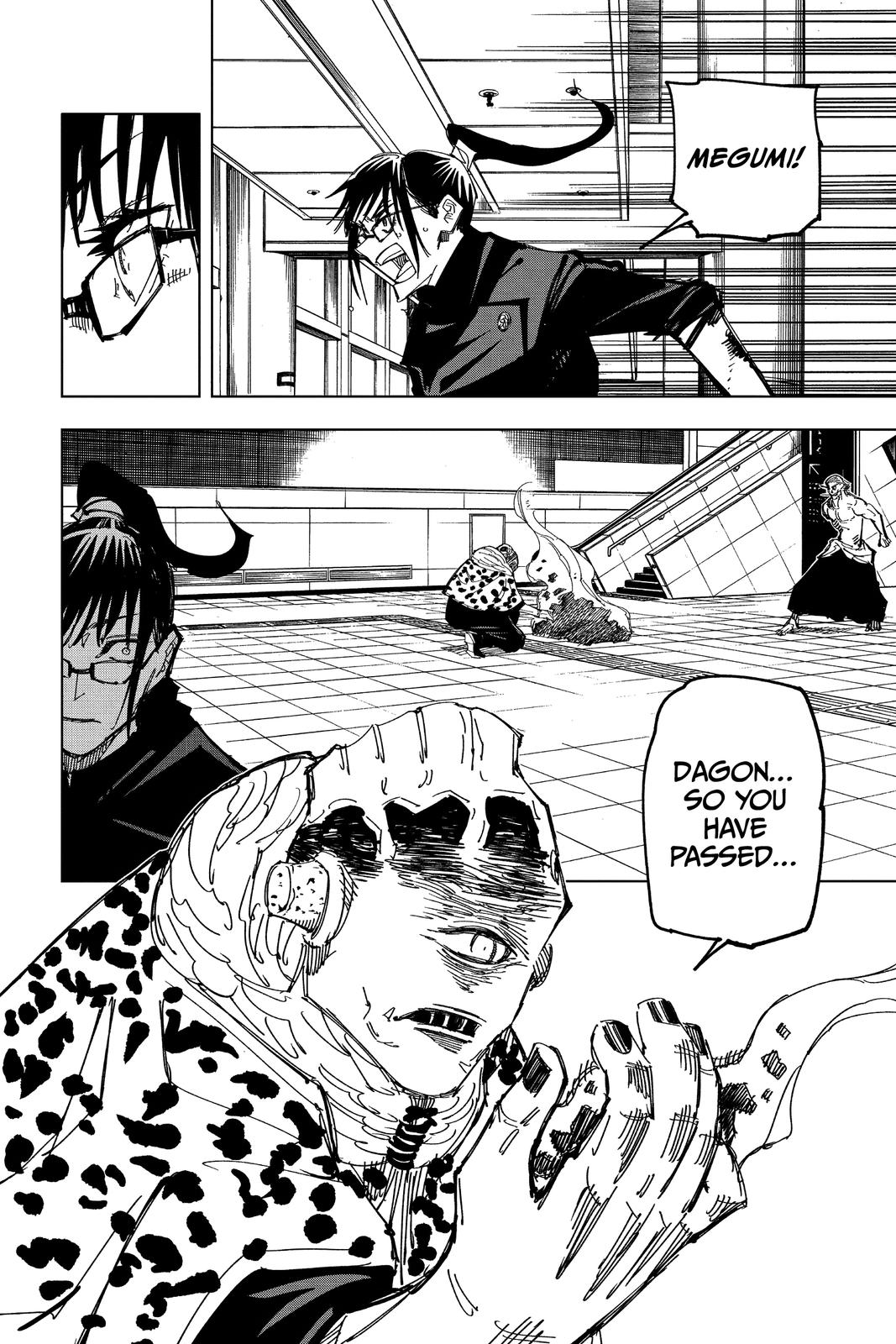 Jujutsu Kaisen Manga Chapter 111 page 8 - The Shibuya Incident, Part 29 scene