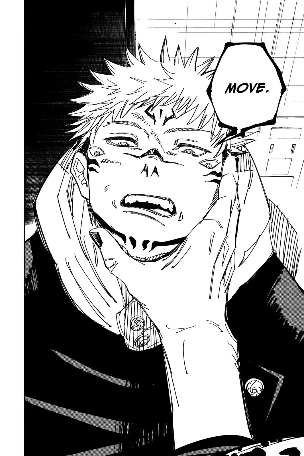 Jujutsu Kaisen Manga Chapter 112 page 4 - The Shibuya Incident, Part 30 scene