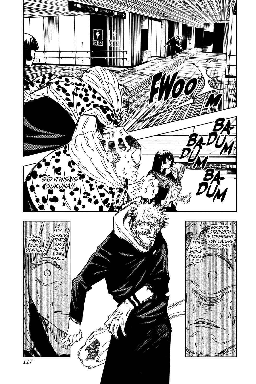 Jujutsu Kaisen Manga Chapter 112 page 5 - The Shibuya Incident, Part 30 scene