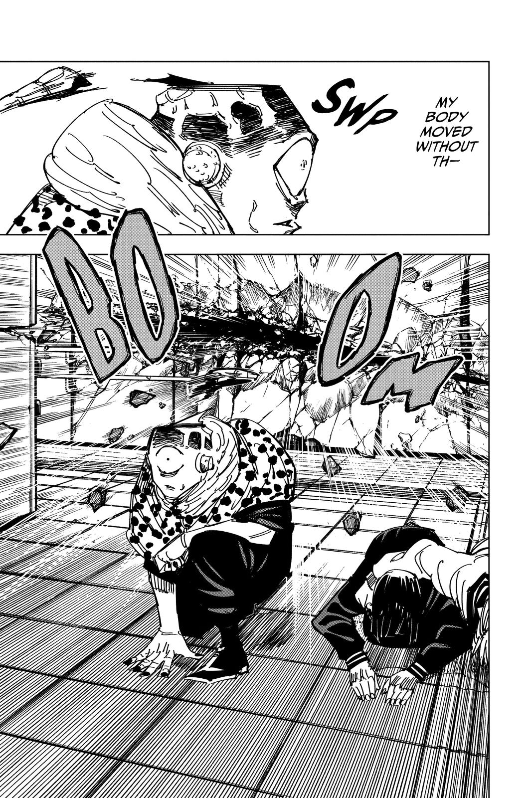 Jujutsu Kaisen Manga Chapter 112 page 7 - The Shibuya Incident, Part 30 scene
