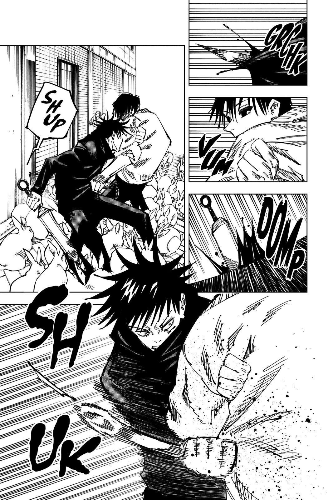 Jujutsu Kaisen Manga Chapter 113 page 12 - The Shibuya Incident, Part 31 scene
