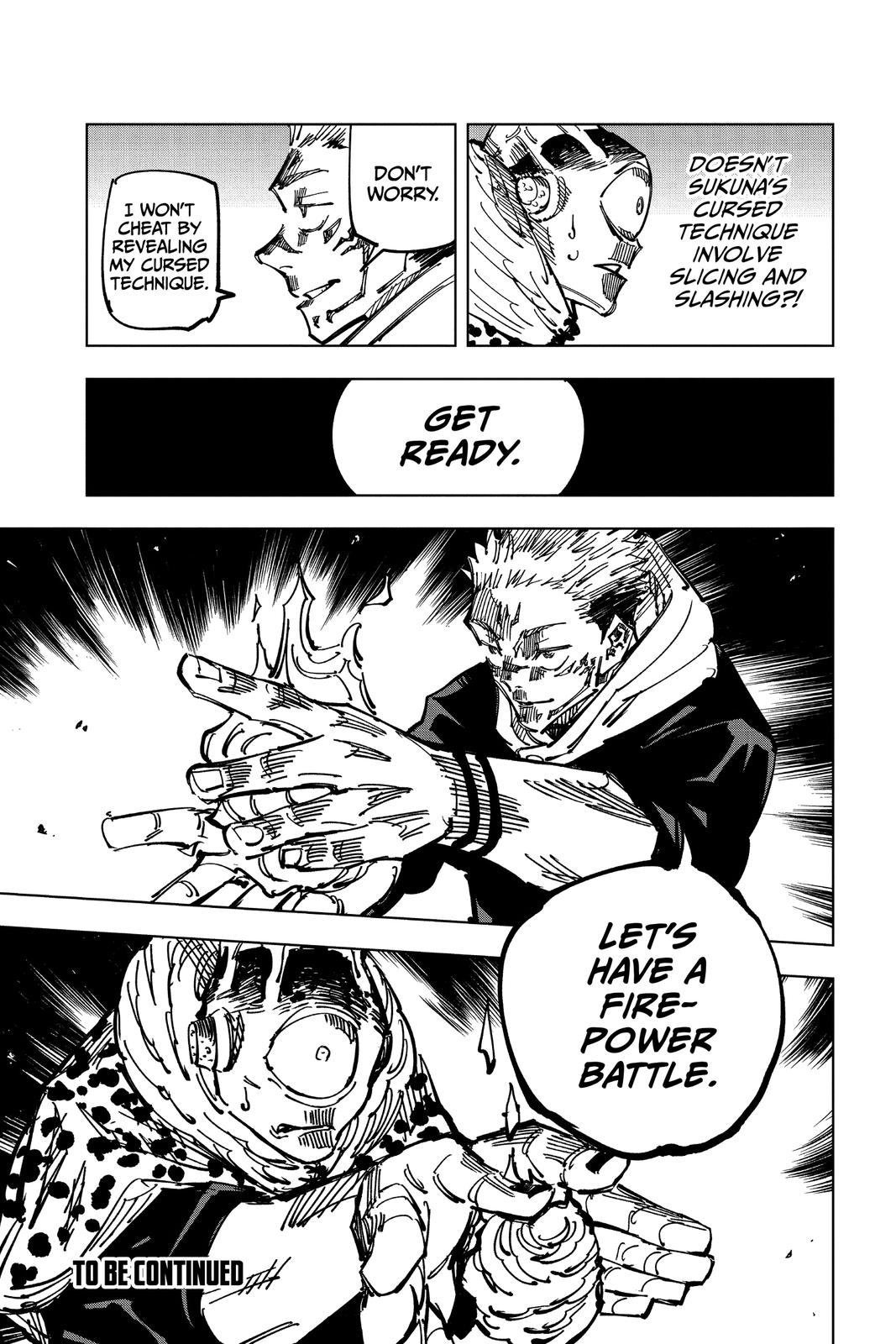 Jujutsu Kaisen Manga Chapter 115 page 18 - The Shibuya Incident, Part 33 scene