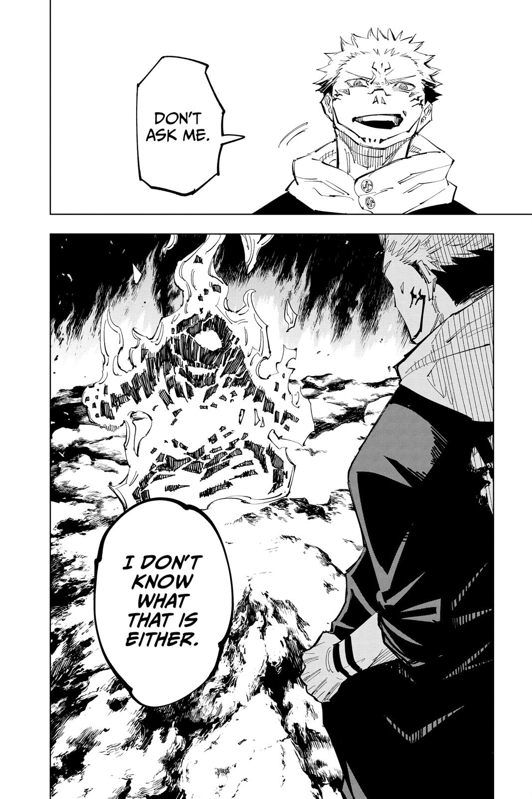 Jujutsu Kaisen Manga Chapter 116 page 19 - The Shibuya Incident, Part 34 scene