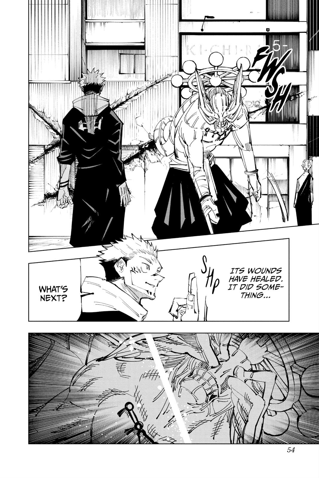 Jujutsu Kaisen Manga Chapter 118 page 6 - The Shibuya Incident, Part 36 scene