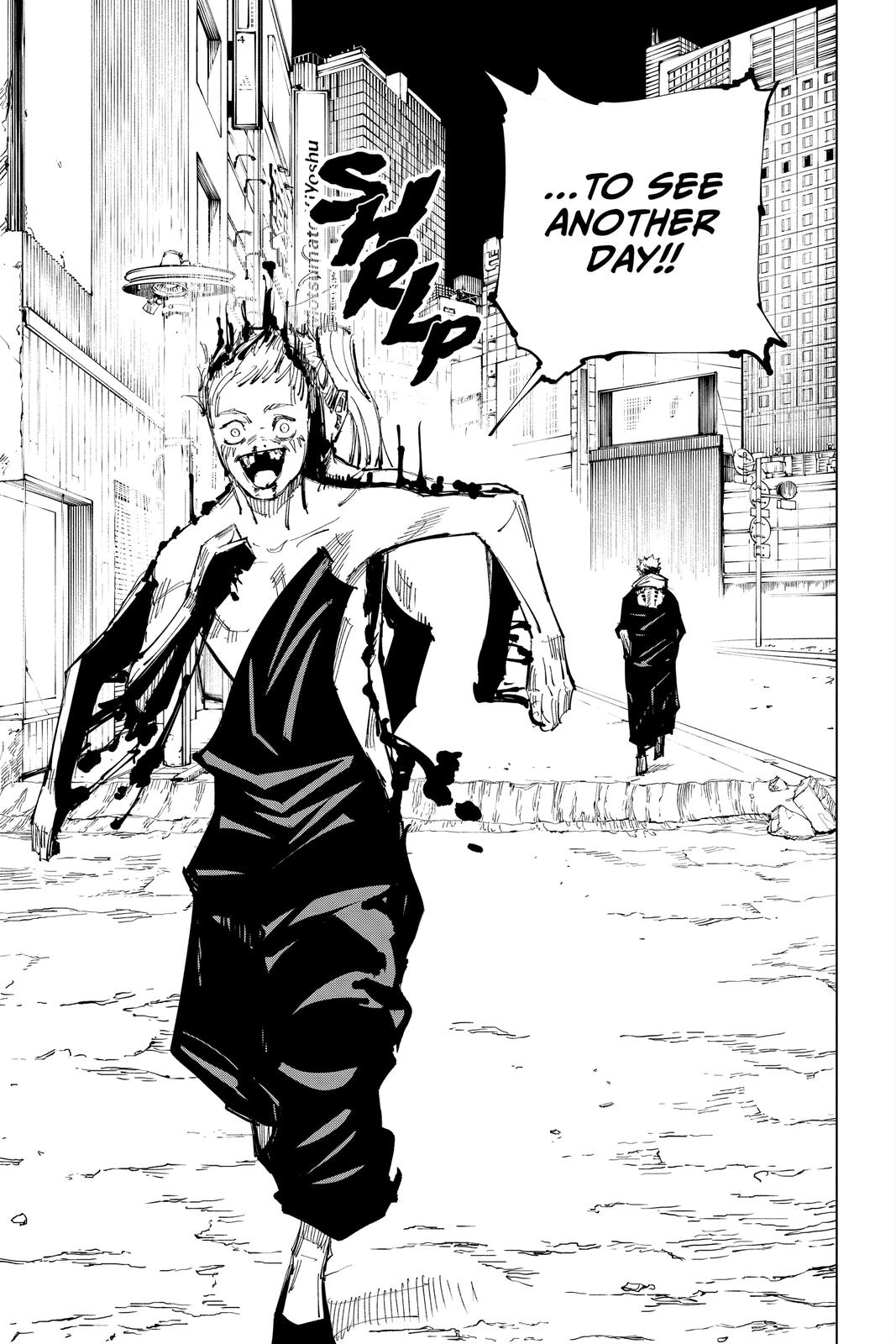 Jujutsu Kaisen Manga Chapter 119 page 13 - The Shibuya Incident, Part 37 scene