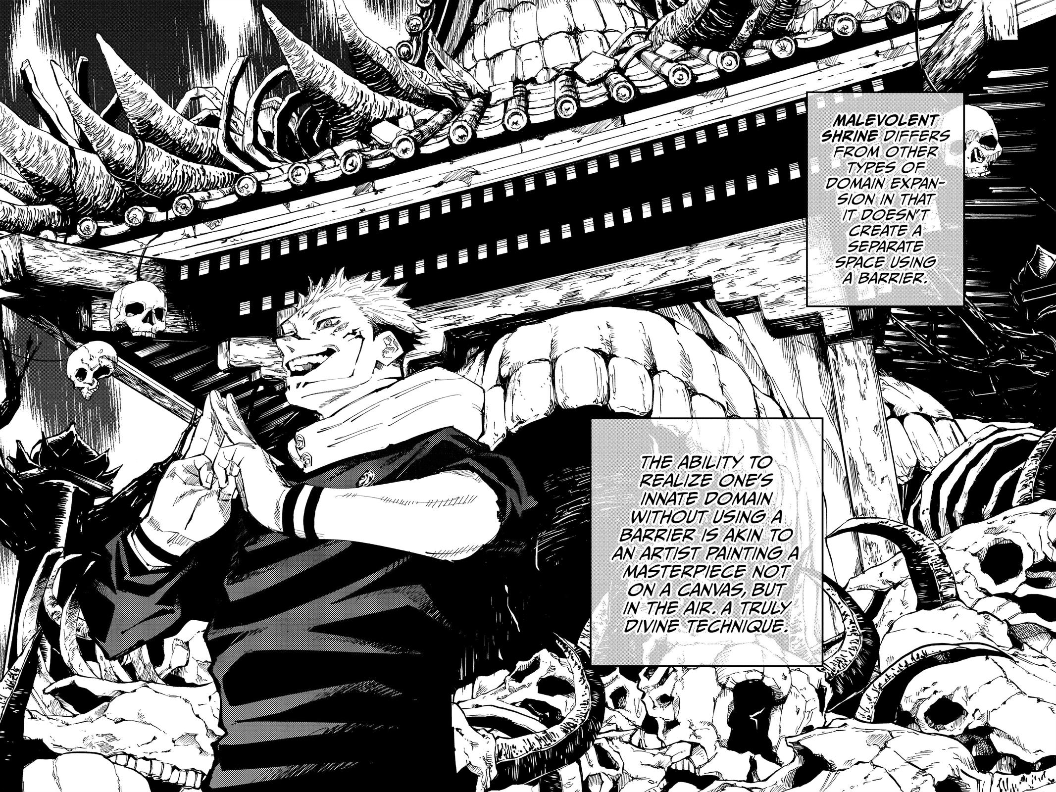 Jujutsu Kaisen Manga Chapter 119 page 2 - The Shibuya Incident, Part 37 scene