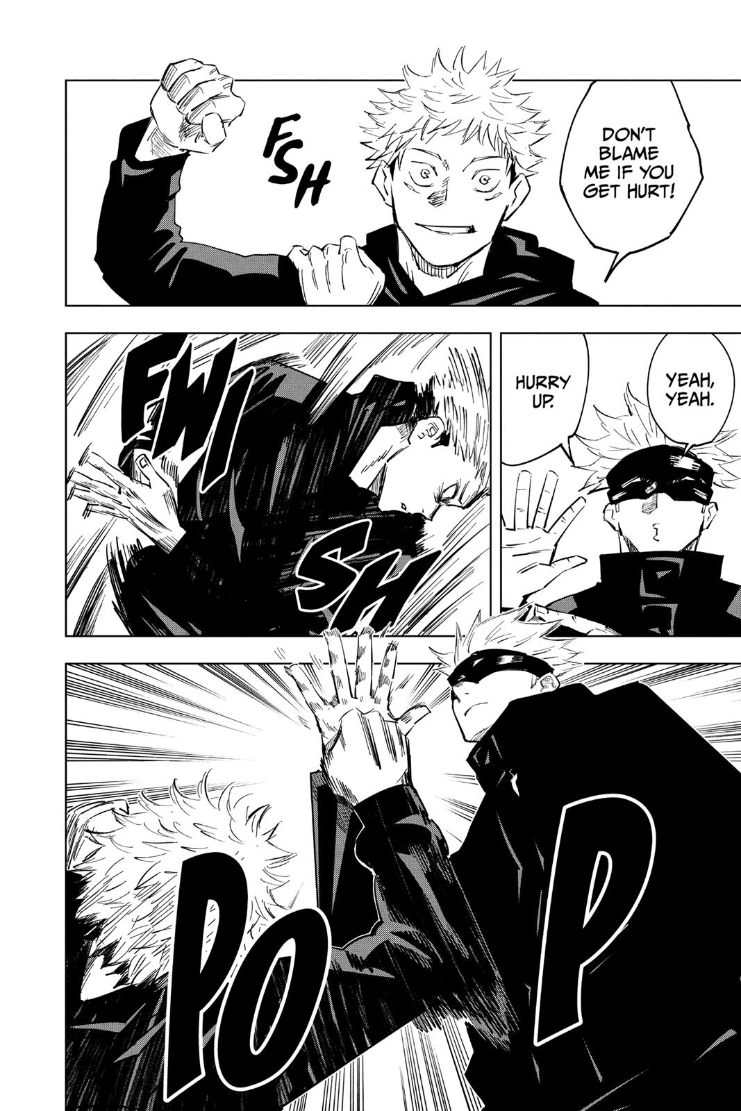 Jujutsu Kaisen Manga Chapter 12 page 16 - Pushing Forward scene