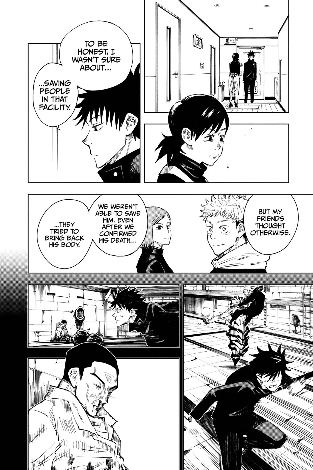 Jujutsu Kaisen Manga Chapter 12 page 6 - Pushing Forward scene