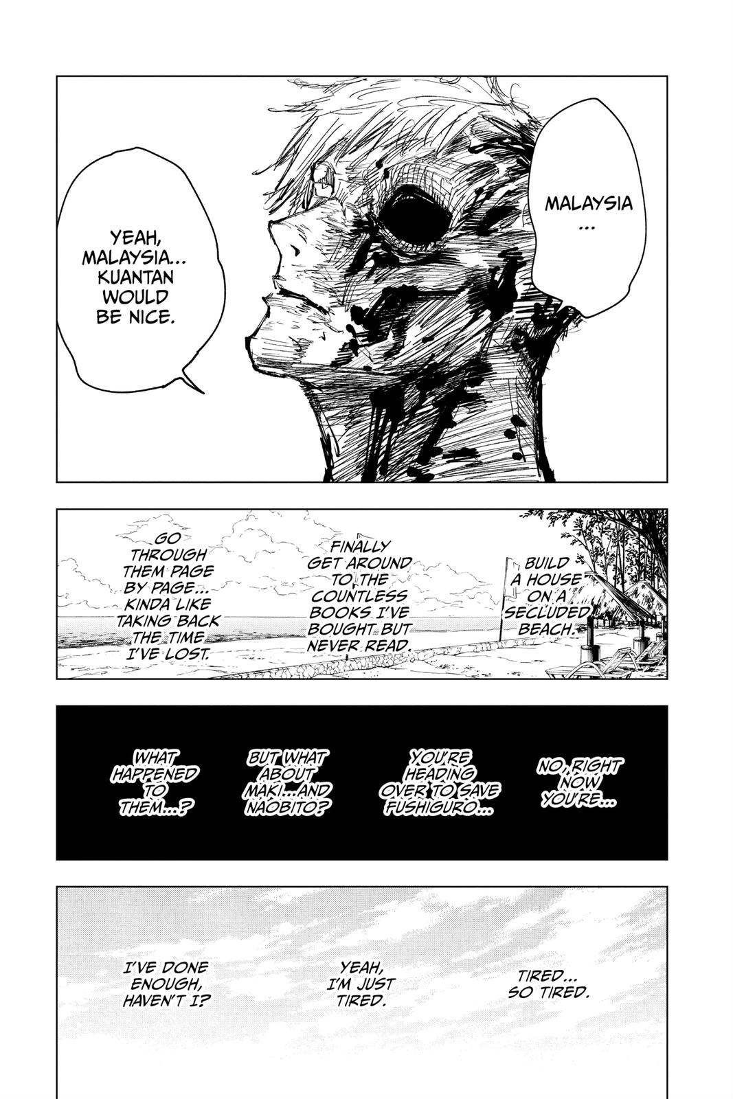 Jujutsu Kaisen Manga Chapter 120 page 11 - The Shibuya Incident, Part 38 scene