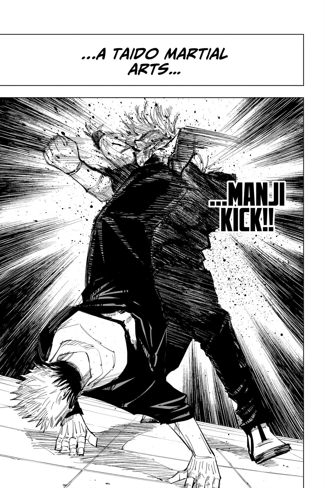 Jujutsu Kaisen Manga Chapter 121 page 16 - The Shibuya Incident, Part 39 scene