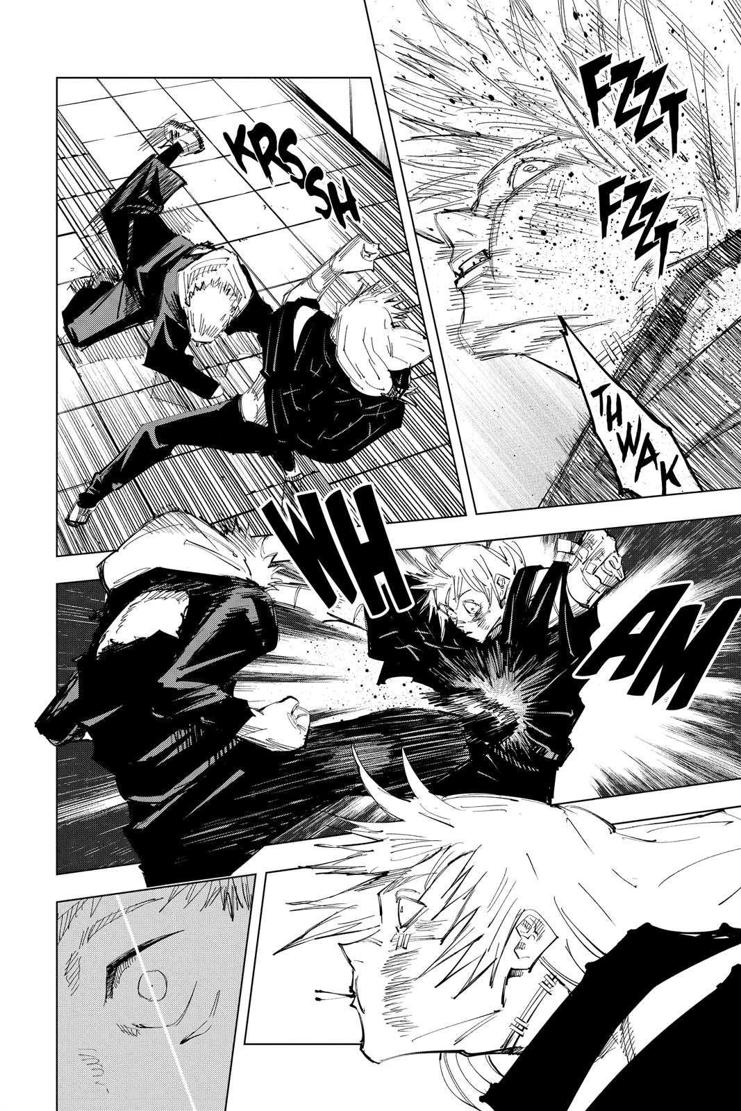 Jujutsu Kaisen Manga Chapter 121 page 17 - The Shibuya Incident, Part 39 scene