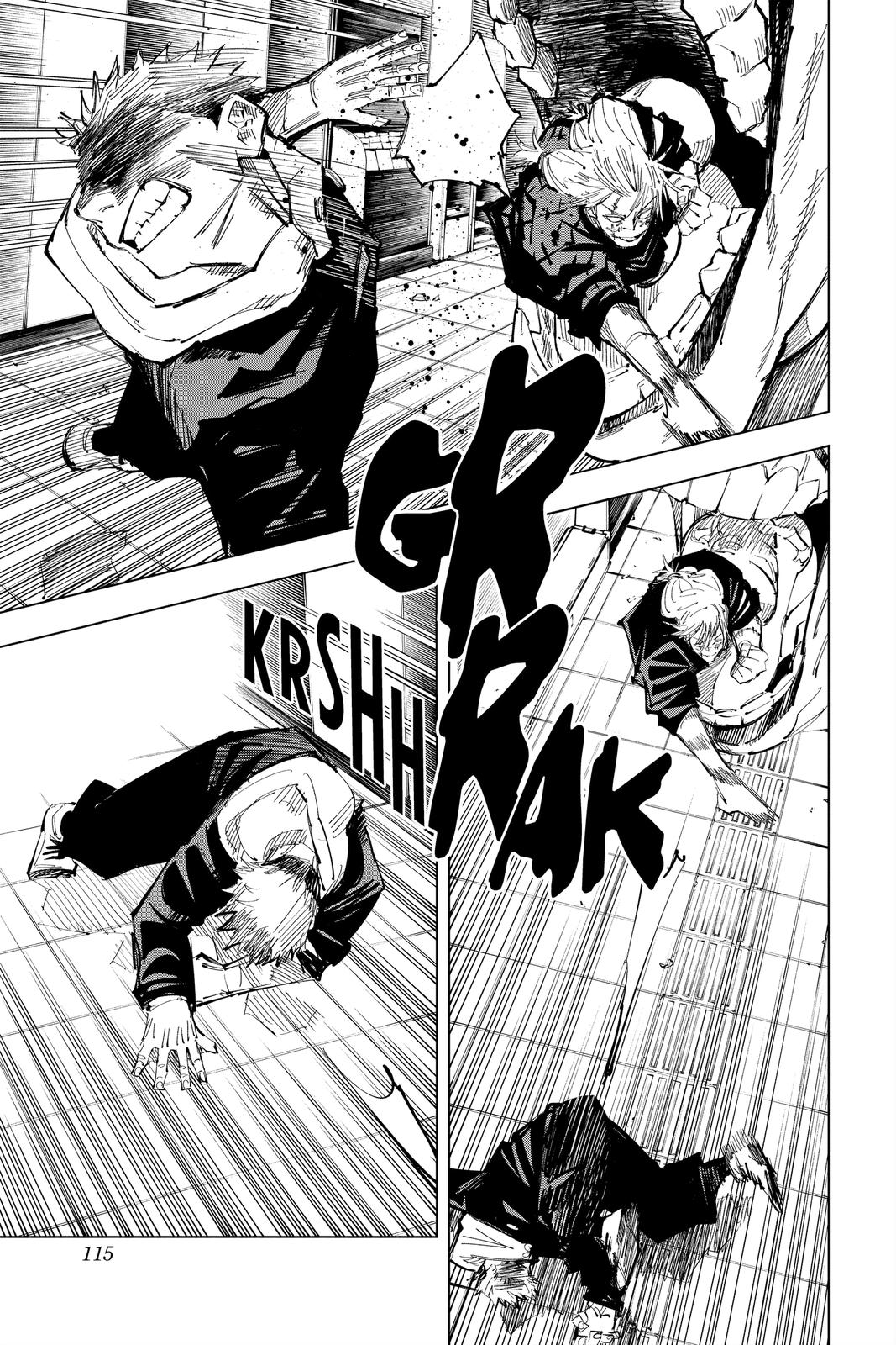 Jujutsu Kaisen Manga Chapter 121 page 6 - The Shibuya Incident, Part 39 scene