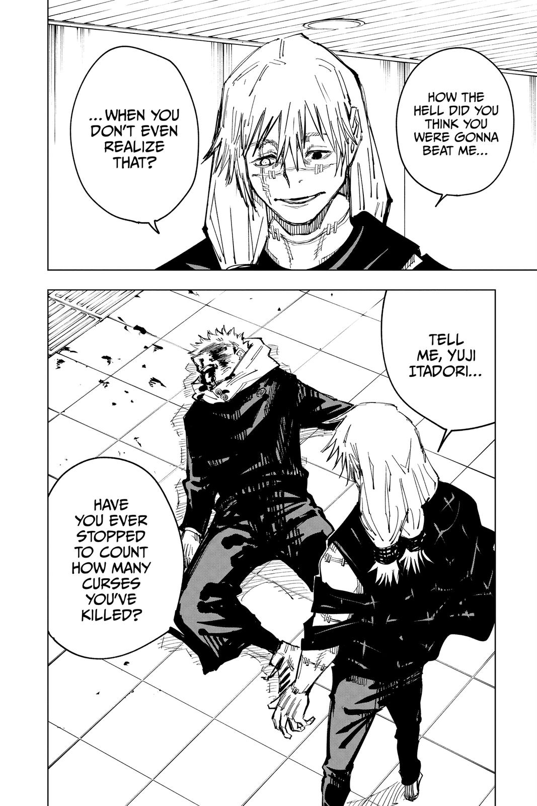 Jujutsu Kaisen Manga Chapter 126 page 13 - The Shibuya Incident, Part 43 scene