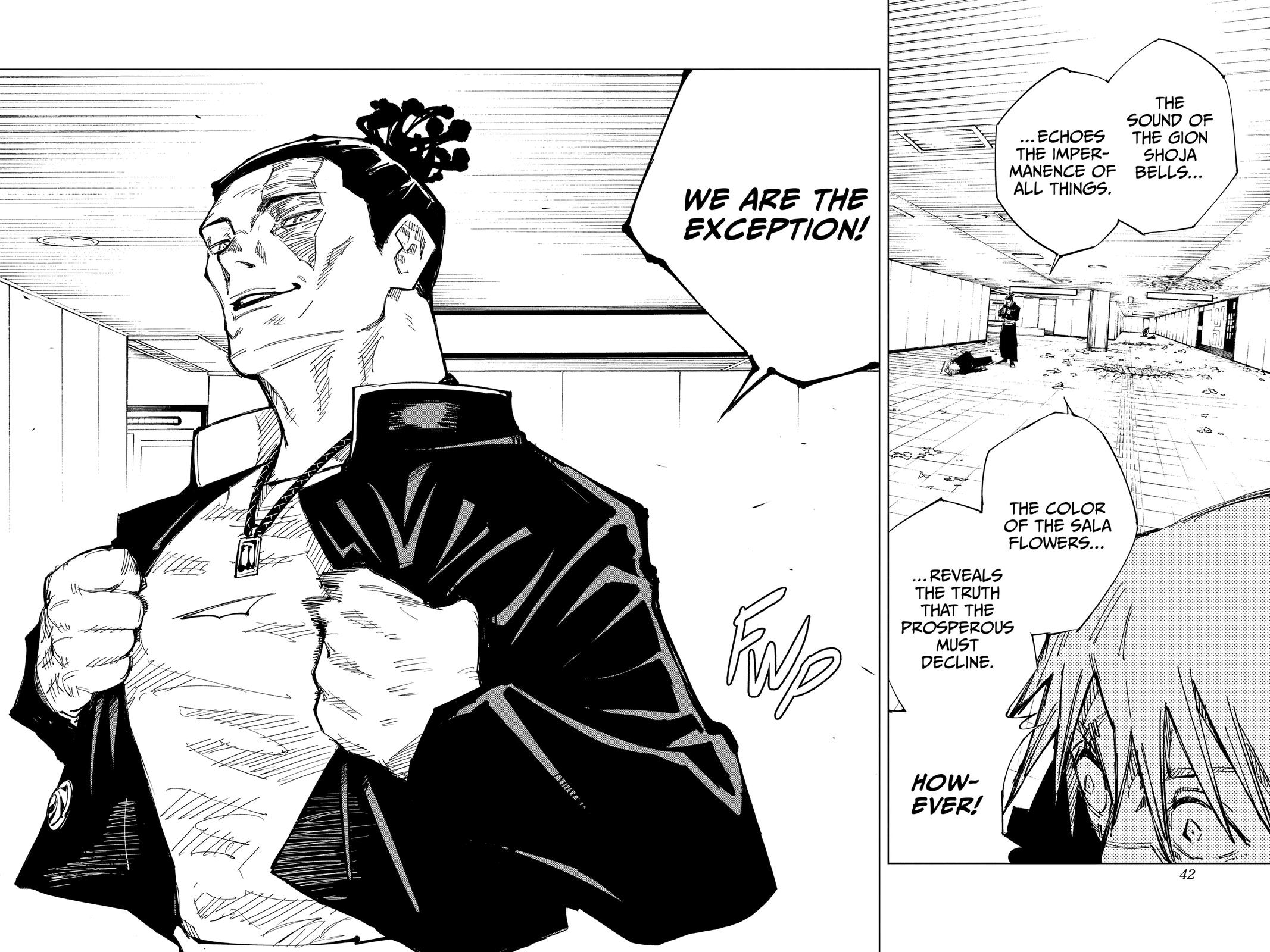 Jujutsu Kaisen Manga Chapter 126 page 15 - The Shibuya Incident, Part 43 scene