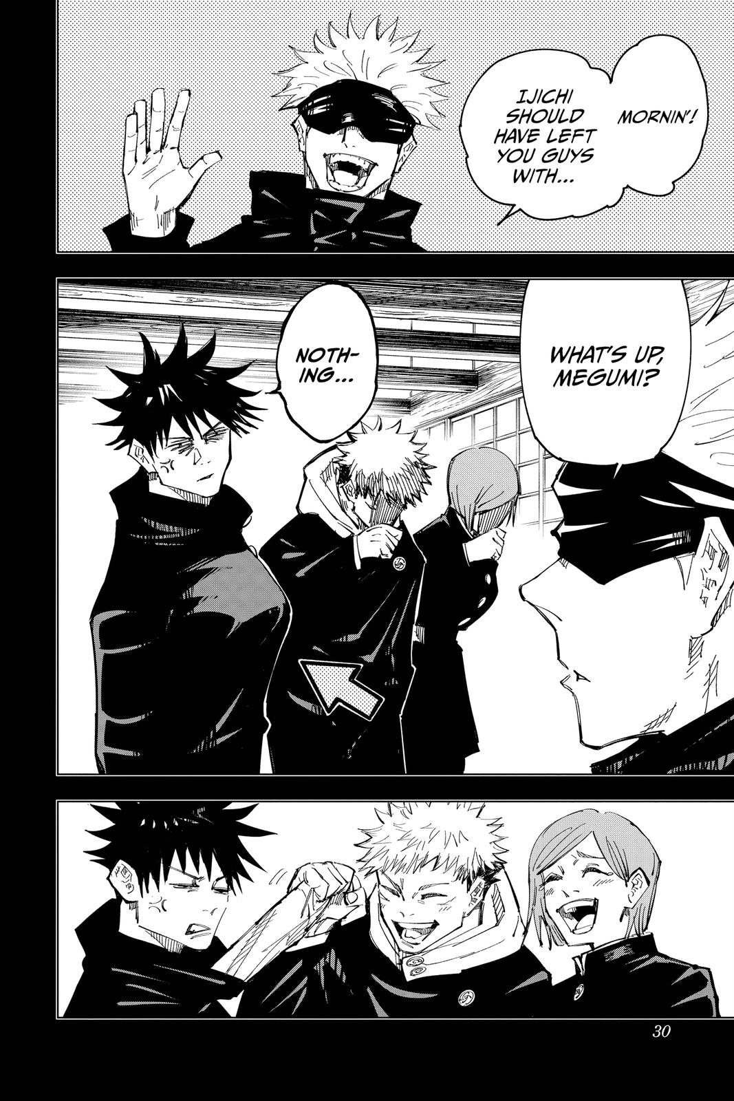 Jujutsu Kaisen Manga Chapter 126 page 4 - The Shibuya Incident, Part 43 scene