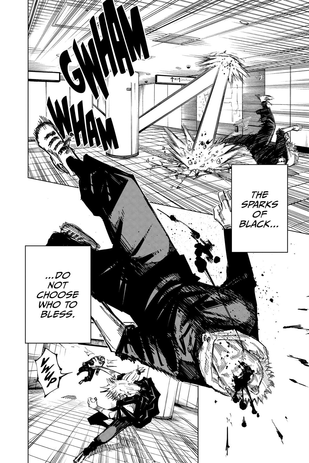 Jujutsu Kaisen Manga Chapter 126 page 9 - The Shibuya Incident, Part 43 scene