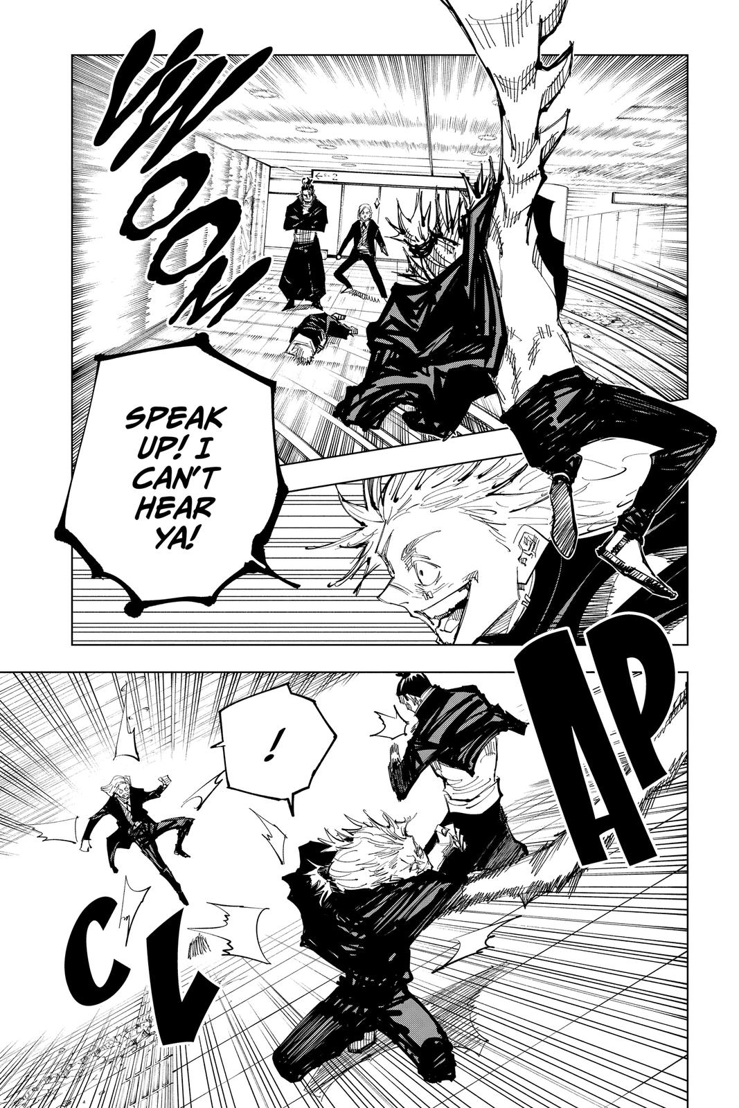 Jujutsu Kaisen Manga Chapter 127 page 6 - The Shibuya Incident, Part 44 scene