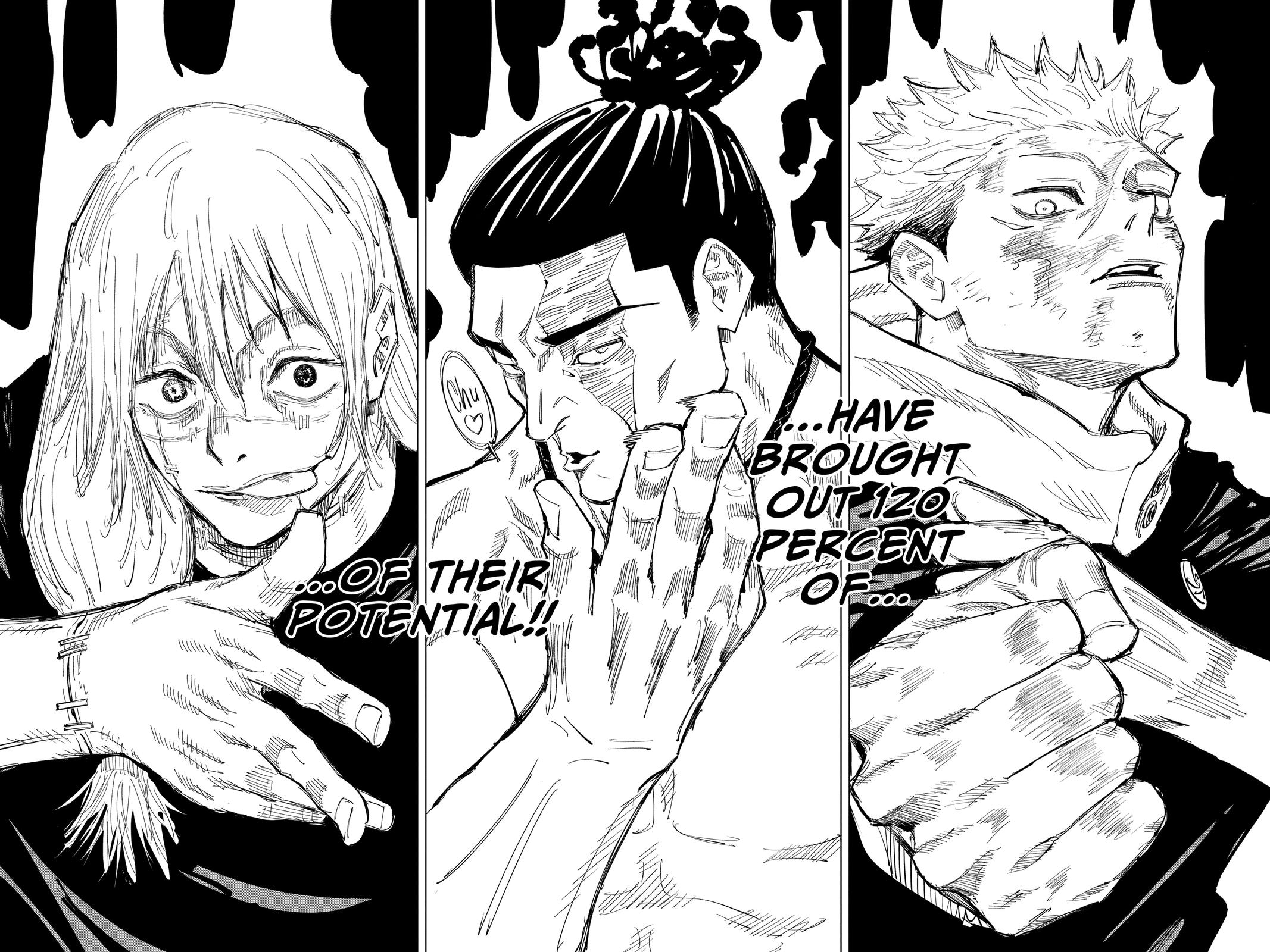 Jujutsu Kaisen Manga Chapter 128 page 13 - The Shibuya Incident, Part 45 scene