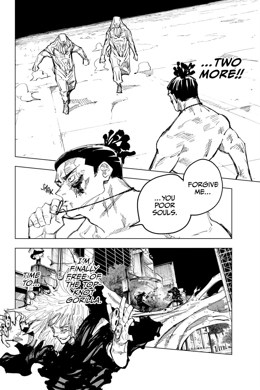 Jujutsu Kaisen Manga Chapter 129 page 11 - The Shibuya Incident, Part 46 scene