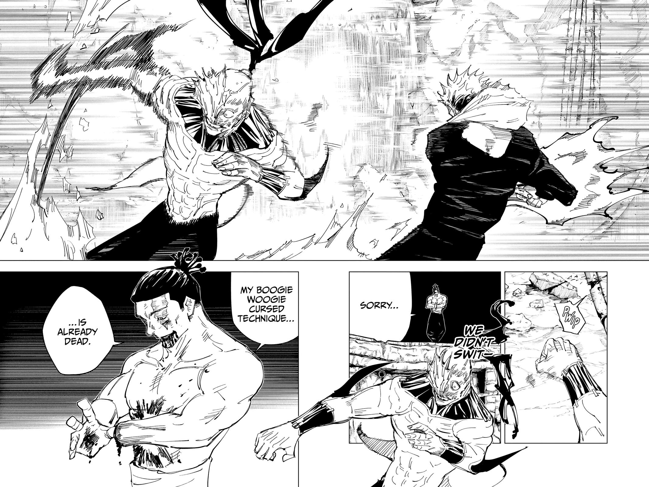 Jujutsu Kaisen Manga Chapter 132 page 8 - The Shibuya Incident, Part 49 scene