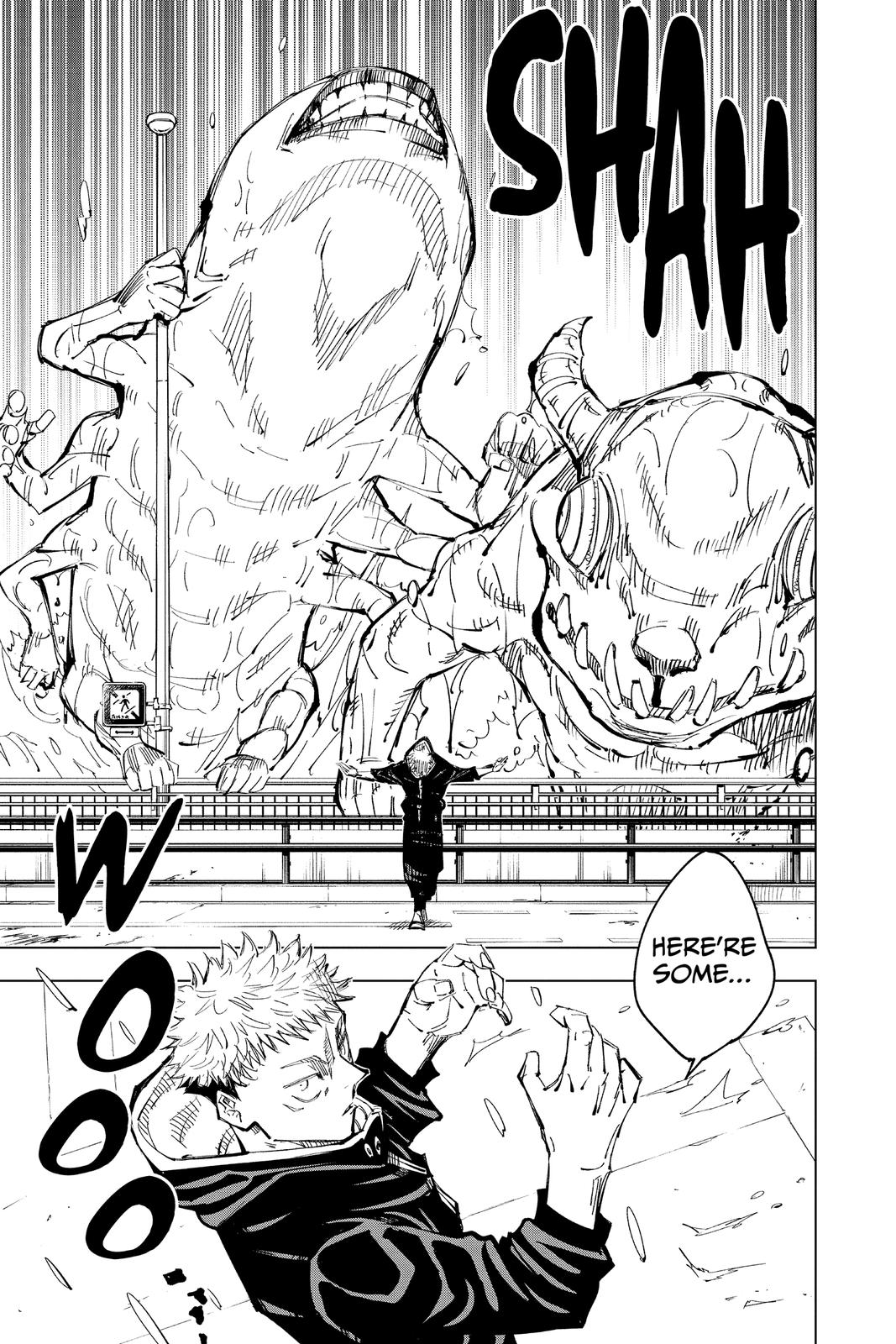 Jujutsu Kaisen Manga Chapter 139 page 3 - Hunter scene