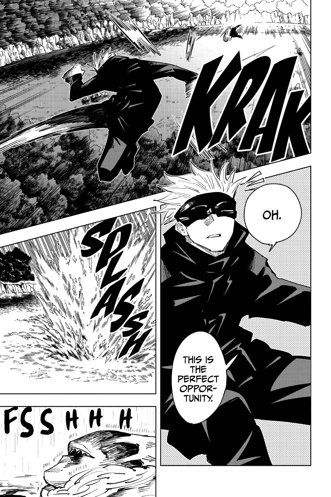 Jujutsu Kaisen Manga Chapter 14 page 16 - Assault scene