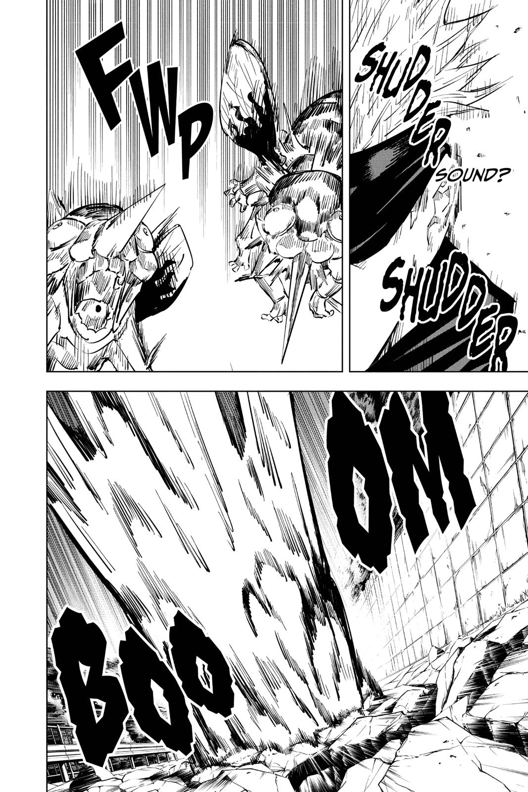 Jujutsu Kaisen Manga Chapter 14 page 4 - Assault scene