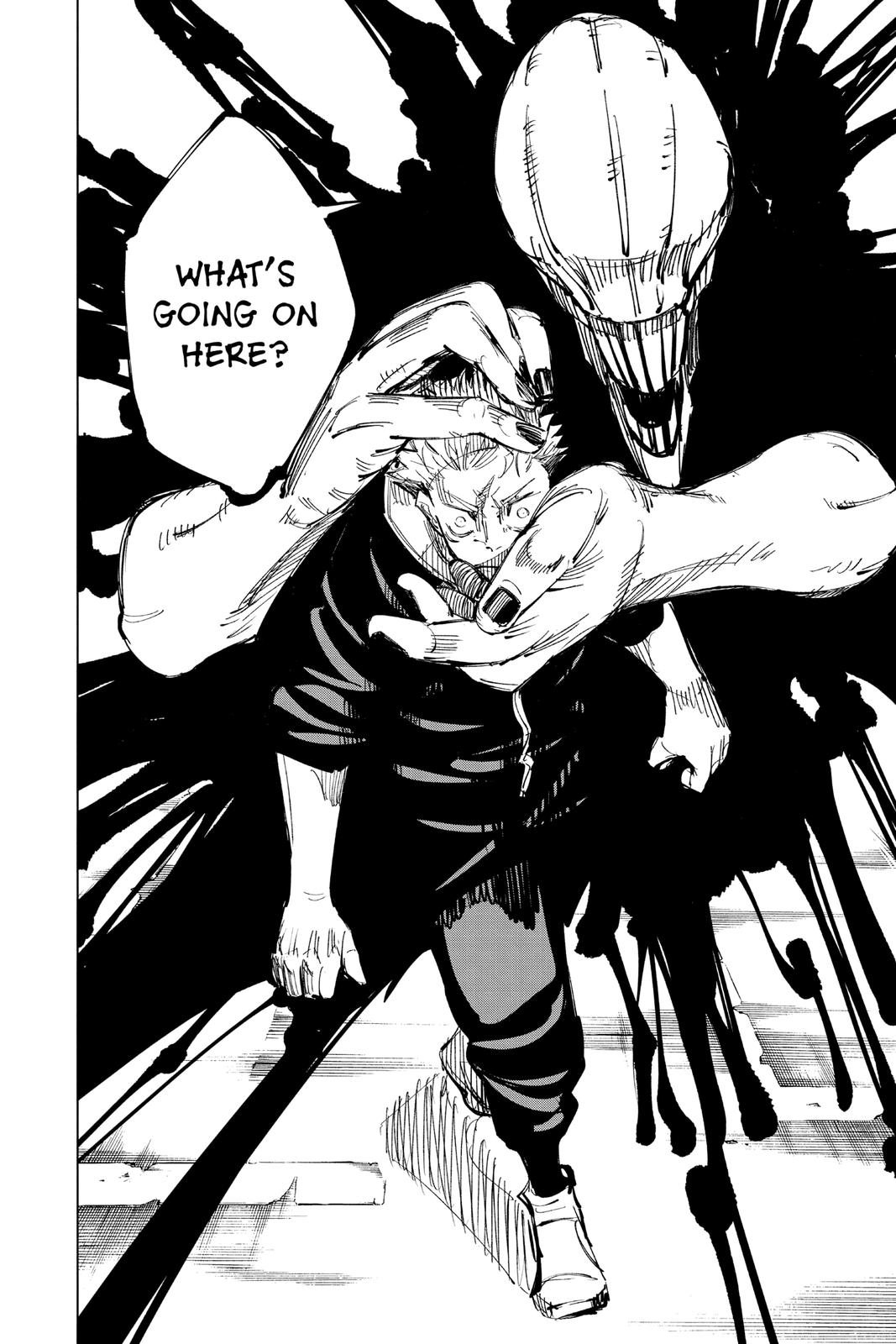 Jujutsu Kaisen Manga Chapter 141 page 12 - The Front of The Back scene