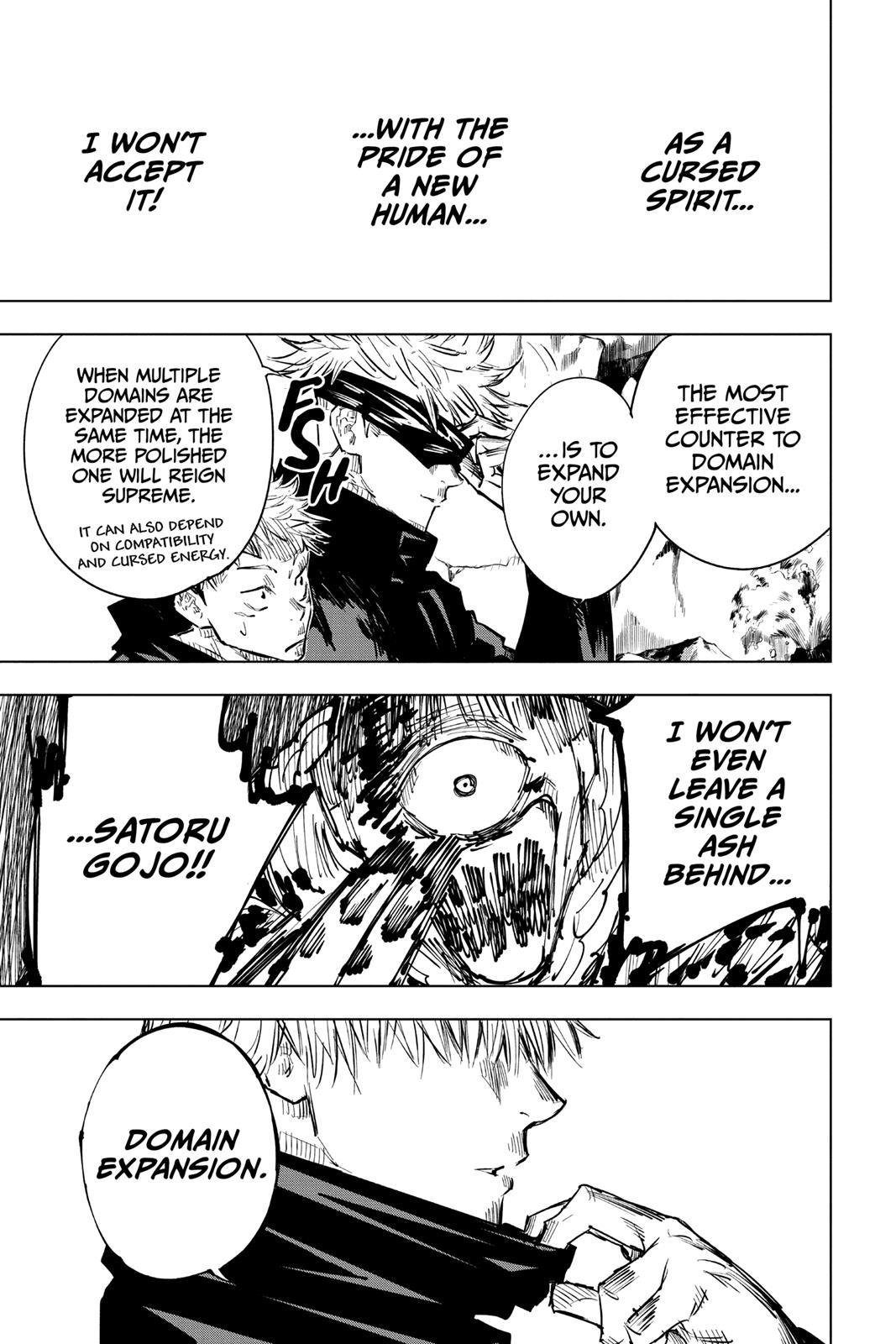 Jujutsu Kaisen Manga Chapter 15 page 12 - Domain scene
