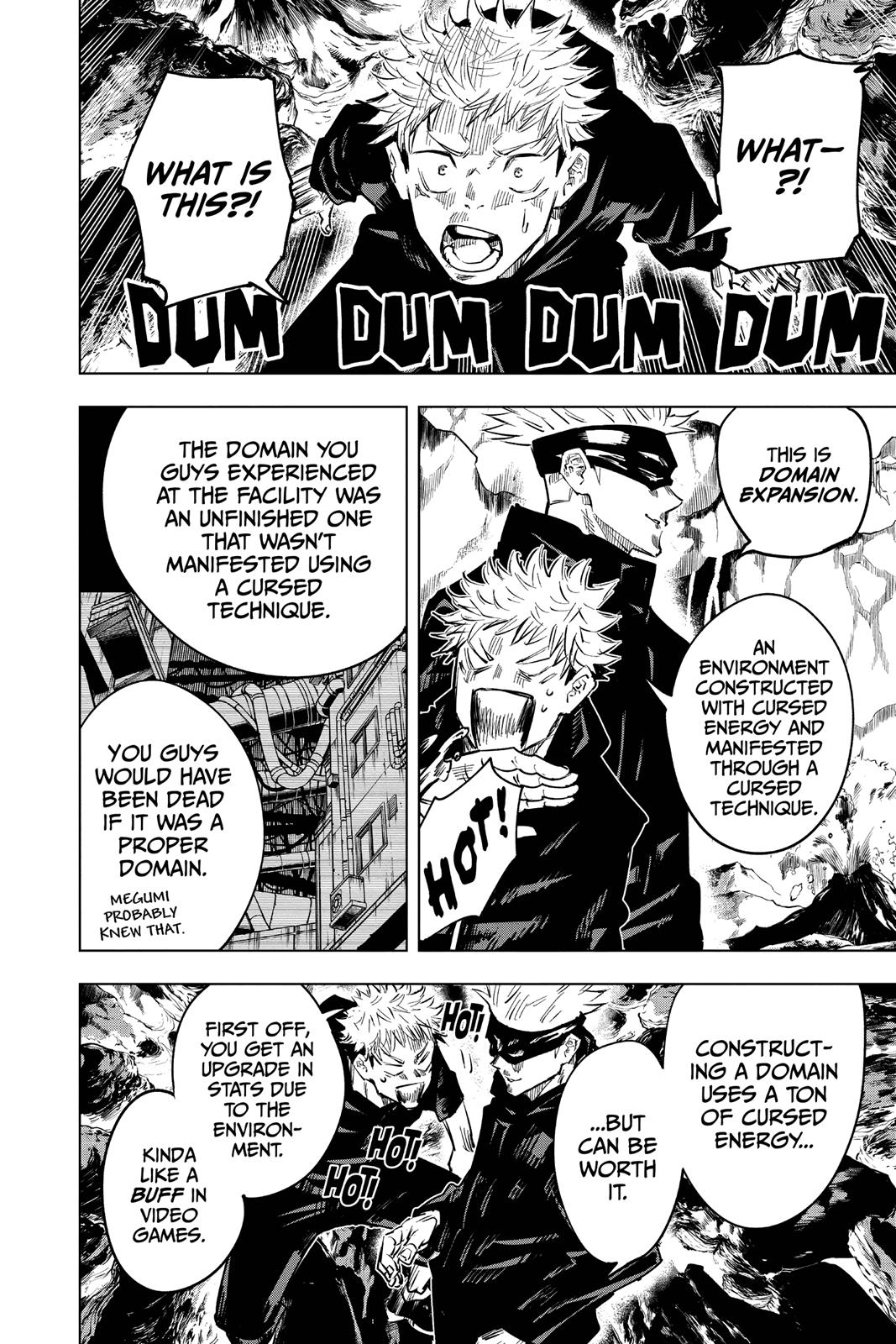 Jujutsu Kaisen Manga Chapter 15 page 9 - Domain scene