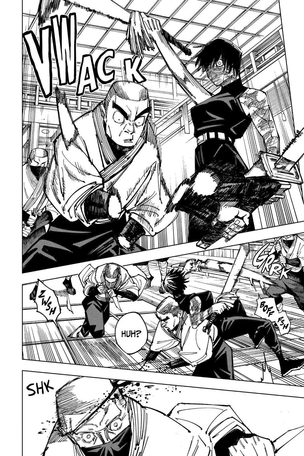 Jujutsu Kaisen Manga Chapter 150 page 8 - Perfect Preparation, Part 3 scene