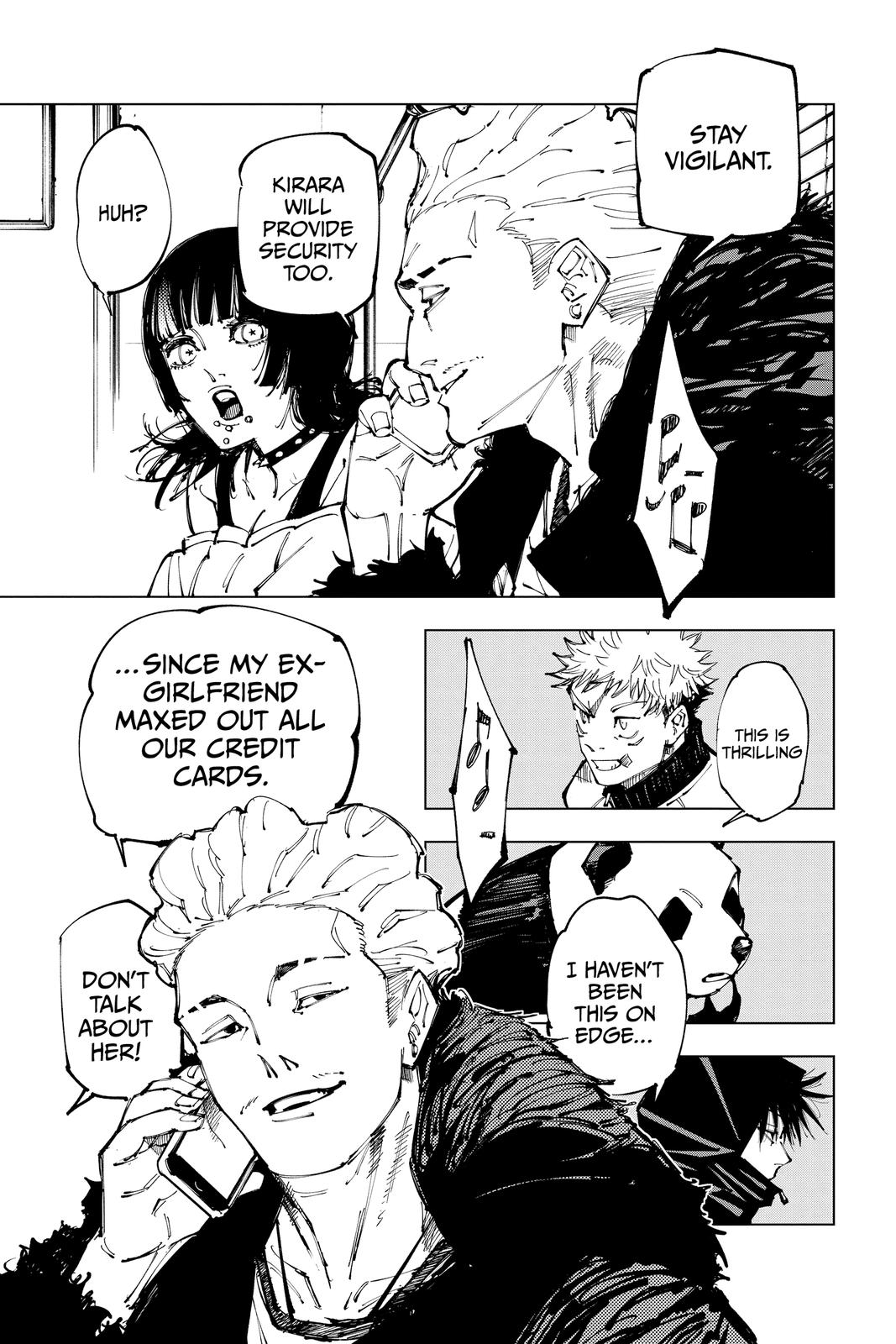 Jujutsu Kaisen Manga Chapter 153 page 24 - Underground Fight Club scene